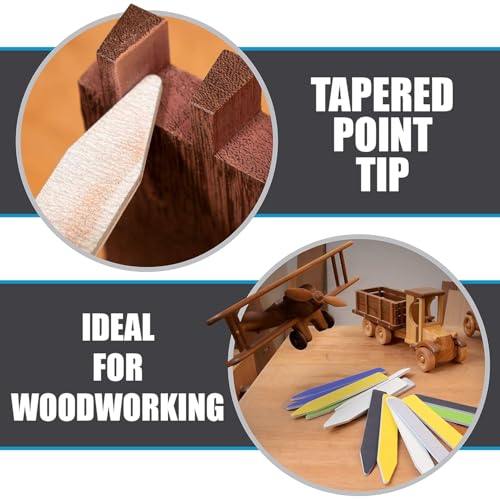 Keystone Sanding Twigs or Sticks Ideal for Woodworking Hobby Arts Crafts Models Mixed Grits and Lengths Cushioned Abrasive (121 Piece Detail Sanding Kit) - size: 121 Piece Detail Sanding Kit