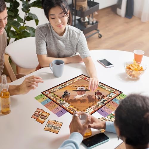 MasterPieces Opoly Board Games - John Wayne Opoly - Officially Licensed Board Games For Adults, Kids, & Family - color: Team Colors