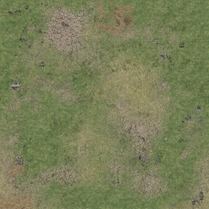 Battle Systems Grassy Fields Gaming Mat 3x3 - Grid