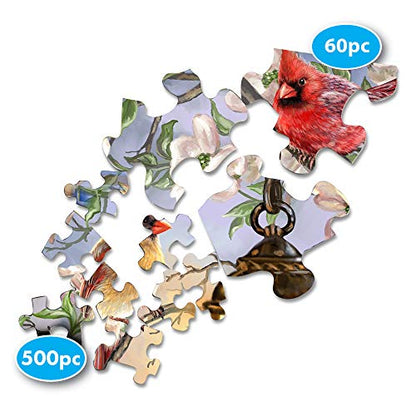 Springbok Puzzle to Remember - Alzheimer & Dementia Activity - 60 Piece Jigsaw Puzzle Spring Lantern - Made in USA