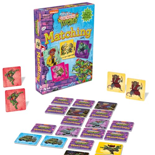 Wonder Forge Teenage Mutant Ninja Turtles Matching Game-Fun & Quick Memory Game for Kids | Engaging Toy for Ages 3-5 Years | Ideal for Solo or Family Play