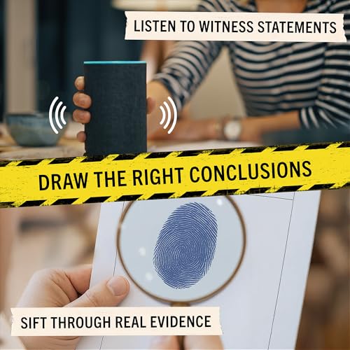 Hidden Games Crime Scene – The Midnight Crown – Murder Mystery Game | A mysterious museum heist. Real evidence, audio & online clues, detective work at home. 1-6 players, age 14+