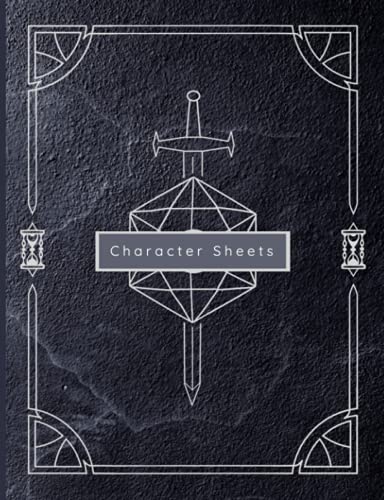 RPG Character Creation Sheets: Character sheet to create your tabletop roleplay game characters. Spell sheets, abilities, proficiency, personality and back story etc.