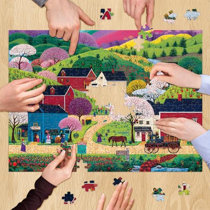 500 Piece Puzzle for Adults, Countryside Scenery Jigsaw Puzzle - style: Countryside Scenery