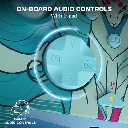 Turtle Beach Rematch Advanced Wired Gaming Controller for Xbox & PC | Xbox Series X|S, Xbox One, PC, 2 Remappable Buttons, Hall-Effect Triggers, Audio Controls, Glows-in-the-Dark, Blue Kitsune - color: Blue Kitsune