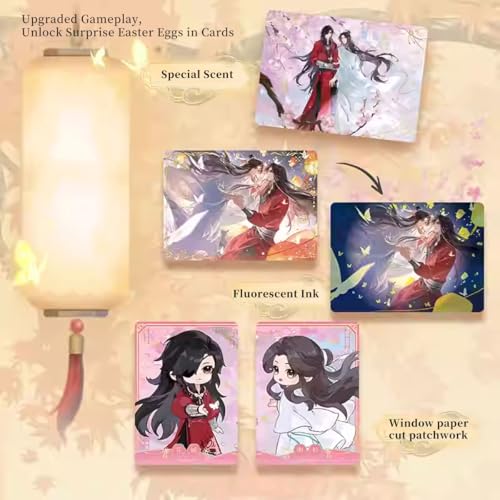 Heaven Official Blessing TCG Card Four Seasons Booster Packs Official Trading Card- Collectible Decks (Spring) - style: Spring