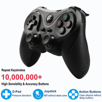 Android Game Controller Key Mapping Function Wireless Gaming Controller Gamepad for PUBG Mobile, Call of Duty Mobile, Android Phone/Tablet, Samsung, Redmi, Motorola, One+ - Not for iOS/PC (Black) - color: Dark Black