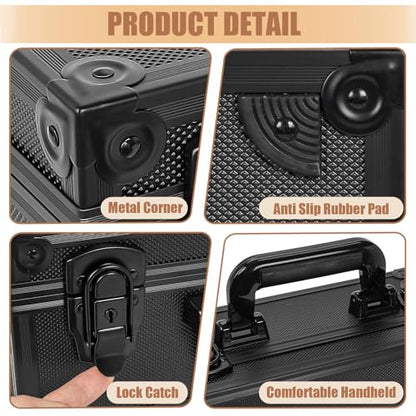 Toploader Storage Box for 3" x 4" 35pt Rigid Card,Magnetic Card Case | Portable Top Loader Card Case with 5 Removable Dividers, Holds 350+ Toploaders, Magnetic Holders for Sports Trading Cards - size: For 350+ Toploaders