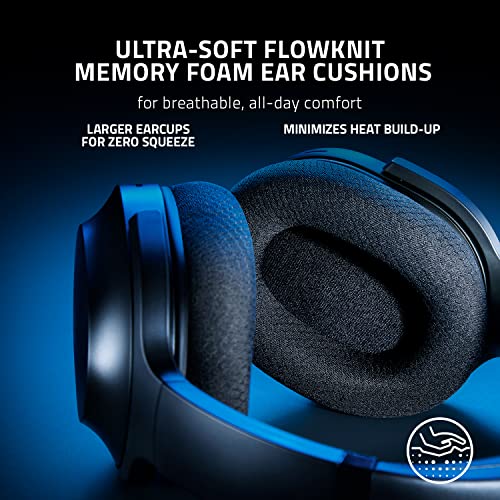 Razer Barracuda Wireless Gaming & Mobile Headset (PC, PlayStation, Switch 2, Android, iOS): 2.4GHz Wireless + Bluetooth - Integrated Noise-Cancelling Mic - 50mm Drivers - 40 Hr Battery - Black | Dual 2.4ghz USB-C Dongle Plus Bluetooth 5.2, Beamforming Noi