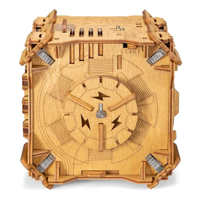 Puzzle Potato Tesla Box - Electronic Puzzle Box - Escape Room Game in a Box - Brain Teaser - 3D Wooden Puzzle for Adults - Money Puzzle Box for Cash Gift - Birthday GiftBox MoneyBox - color: Tesla Box