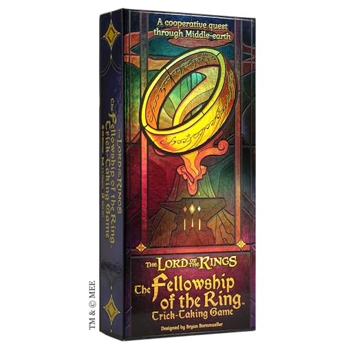 Asmodee The Lord of The Rings The Fellowship of The Ring Trick-Taking Game - A Cooperative Card Adventure! Strategy Game for Kids & Adults, Ages 10+, 1-4 Players, 20 Minute Playtime