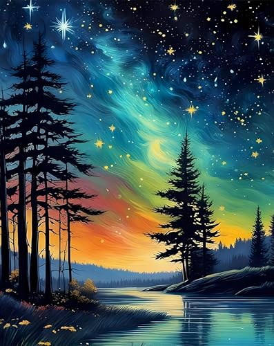 Northern Lights Puzzles for Adults 1000 Pieces, Aurora Borealis Nature Landscape 1000 Piece Puzzle for Adults, Impossible Difficult Hard Fun Jigsaw Puzzles 1000 Pieces