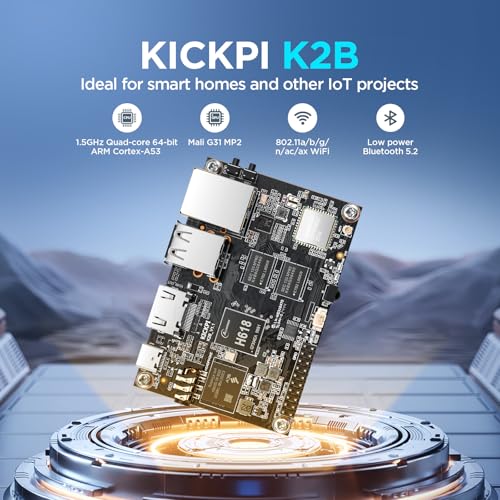 K2B Single Board Computer, Allwinner H618 Quad Core 64 Bit Development Board Up to 1.5GHz 2G LPDDR4 16G eMMC Run Android 12.0/Ubuntu 2204 - size: 2G and 16G