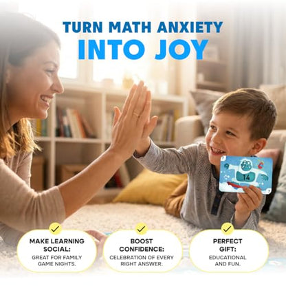 Kidrox Multiplication Flash Cards, Times Tables 1 to 12, Interactive Learning Cards with Fun Character Design, Educational Math Practice Set - style: Multiplication