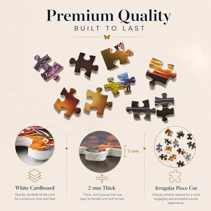 Jigsaw Puzzles for Adults 1000 Pieces Impossible Hard Difficult Challenging Puzzles for Adults 1000pc Puzzles World in Bottle Nature's Dream Jigsaw Puzzle 1000 Pieces 28 x 20 inch