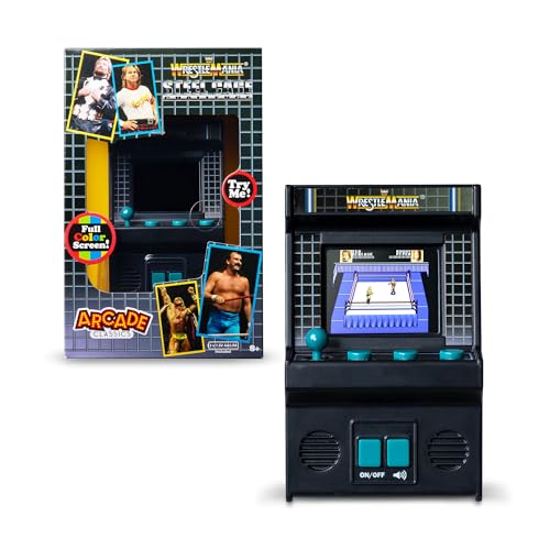 Arcade Classics - Retro Mini Arcade Game, Full Color Screen, Classic Handheld Electronic Game Console, 90s Toy, Great Gift for Kids 8+, WWE - color: Wwe