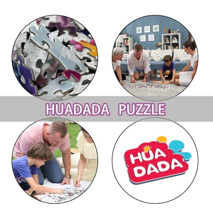 HUADADA Puzzles for Adults 1000 Pieces,Dog Theater Difficult Puzzles for Adults,1000 Piece Puzzle for Adults ‌Family Interactive Game Gift - color: Dog Theater Difficult