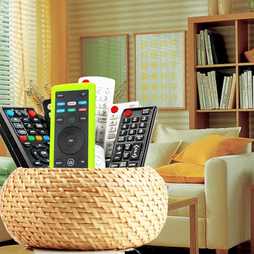Case for Vizio TV Remote, Cover Compatible with Vizio Smart TV Remote Control XRT136 / XRT140 Silicon Universal Sleeve Skin Glow in the Dark Green - color: Glow Green