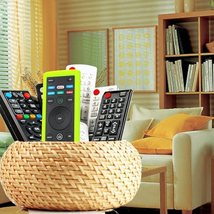 Case for Vizio TV Remote, Cover Compatible with Vizio Smart TV Remote Control XRT136 / XRT140 Silicon Universal Sleeve Skin Glow in the Dark Green - color: Glow Green