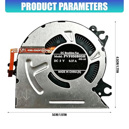 Inner Cooling Fan for Game Console Replacement Low Brushless Internal Cooling Fan Gaming Accessories