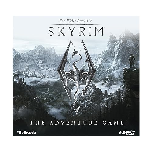 The Elder Scrolls V: Skyrim The Adventure Game - Epic Cooperative & Solo Board Game, Open-World Questing, Character Progression & Narrative Strategy, Ages 14+, 1-4 Players, 60-120 Min Playtime | Co-Op or Solo Campaign Game for 1-4 Players, 60-120 Minute,