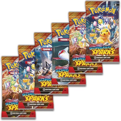 Pokémon TCG: Scarlet & Violet—Surging Sparks Booster Bundle (6 Booster Packs)