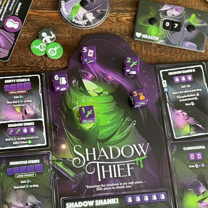 Dice Throne Box Game - Strategic Dice & Card Battler (Shadow Thief) - style: Shadow Thief