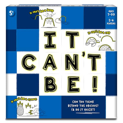 Skillmatics Card & Board Game – It Can't Be, Hilarious Drawing Game | Fast-paced Fun for Families, Parties, Game Nights, Race to Doodle, Gift for Kids, Teens, Adults Ages 7, 8, 9, 10 & Up - style: It Can't Be!