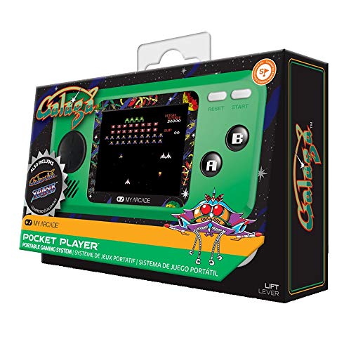 My Arcade Galaga Pocket Player: Portable Game Console: 3 Built in Games