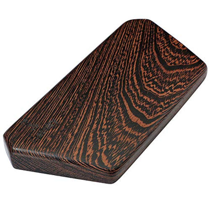 Wooden Keyboard Wrist Rest and Mouse Pad - Solid Wood Palm Guard for Keyboard and Mouse - Wenge, 6.9in - color: Wenge, size: 6.9in