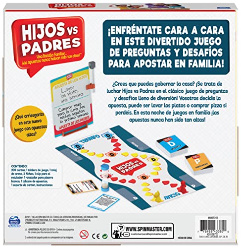 Table games – children against parents – test and questions for children and families – 2 – 6 players – 6065093 – board games for children from 6 years