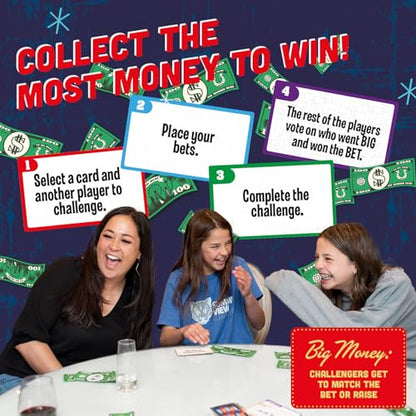 Go Big or Go Broke Family Party Card Game for Kids Ages 8+ EAP Toy & Games | Fast paced interactive strategy game for kids, families, classroom, birthdays, sleepovers, travel & gatherings