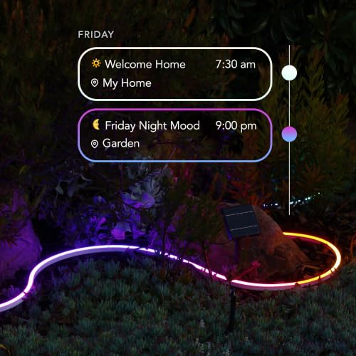 LIFX Neon Flex Rope Lights - 16ft Outdoor LED Rope Light - Compatible with Alexa | Matter Certified, Apple Homekit, WiFi 2.4GHz, Polychrome 60 Zones, RGB 1500-9000K, 2150 lm, IP67, for patios, eaves, pathways - style: 16FT Outdoor