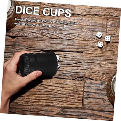 Plastic Dice Shaker Cup Small Travel-Friendly Design for Party Games Family Gatherings and Bar Entertainment Versatile Dice Storage Holder for Fun and Easy