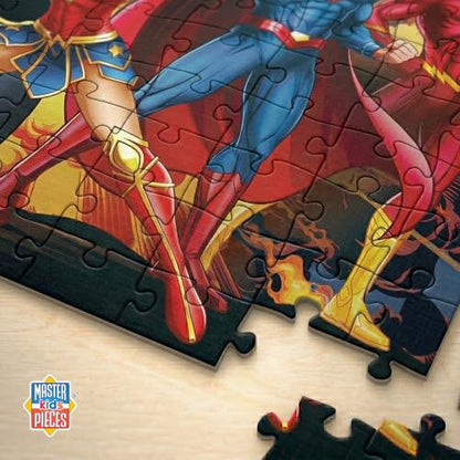 MasterPieces 100 Piece Jigsaw Puzzle for Kids - 14"x19" - Justice League - style: Justice League
