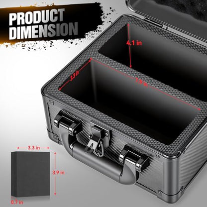 Graded Card Storage Box, Top Loader Boxes, Sports Trading Card Storage Case, Slab PSA/GMA/CSG/SGC/HGA Magnetic Holder, Baseball Football Card Case, Holds 300+ Cards - size: L
