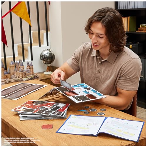 4D Build Harry Potter Hogwarts Express 3D Puzzle Model Kit for Adults | 181 Premium EPS Foam Pieces, No Glue or Tools Required, Home Decor Collectible Figure for Display, Screen-Free Hobby Ages 12+ - style: 3D Model, Themed, Pop Culture Replica