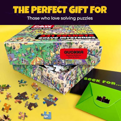 1000 Piece Puzzle for Adults – Jigsaw Puzzles for Adults 1000 Pieces | Animal Bash Stunning Scenic Animal Puzzles - Premium Box Packaging - Extra Fun Challenges - Great Gift for Relaxation - color: Beastival