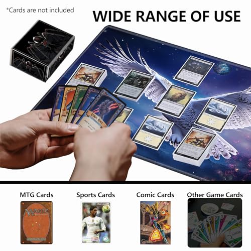 Strong Magnet Card Case Deck Box Mtg Card Box Playing Card Box Magic Deck Box Tcg Up to 200 Cards Creative Pattern Trading Card Storage Box for Collectible Card Games, Menacing Black Spider - color: Menacing Black Spider