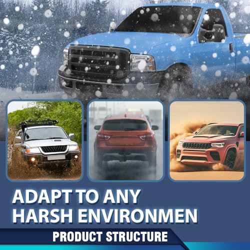 PIT66 Hood Insulation Pad Compatible with Ford F250 F350 F450 & Excursion 1999 2000 2001 2002 2003 2004 2005 2006 2007 - style: 1999-2007 Ford F250