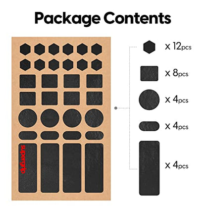 Pulsar Gaming Gears SUPERGRIP Pre-Cut 1 Universal Griptape Pre-Laminated Sweat Absorbing High Performance Universal Anti Slip Mouse Grip Tape Ultra-Thin 0.5mm (0.02in) - style: Pre-Cut 1