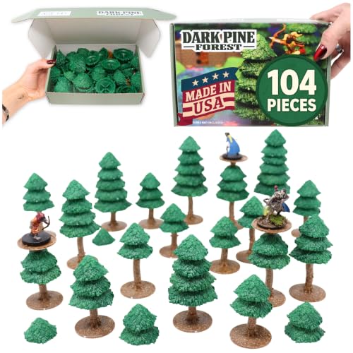 Dirt Cheap Dungeons - Dark Pine Forest Terrain Kit | Modular & Customizable | Injection-Molded for Superior Durability | TTRPG Accessories for D&D, Daggerheart, & Tabletop Gaming
