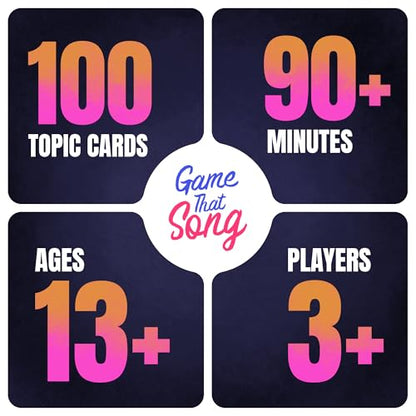 Game That Song - Music Party Game for Adults & Families | Card Game for Game Night | Compete to Play the Best Song | 3-6 Players or Groups - style: *Original*