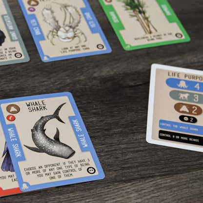 Reincardnated by Doolittle Gaming - A Turn-Based Deck Drafting Card Game - Strategy Party Game for 2-6 Players on Family Game Night