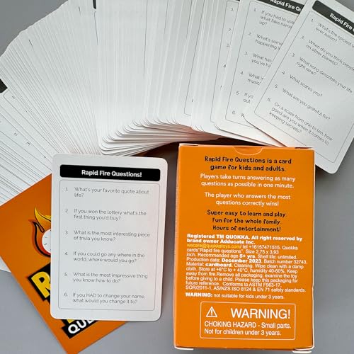 Quokka Icebreaker Cards with 500+ Questions - Adults Kids Family Conversation Cards Game - Break the Ice Family Game for Kids 8-12 - Perfect for Family or Adults Game Night I Travel Version | Break the Ice Cards for Kids and Adults with 500+ Questions - P