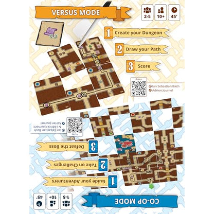 Map Masters Card Game | Competitive or Cooperative Dungeon-Crawling Adventure & Strategy Game for Kids & Adults, Ages 10+, 1-5 Players, 30-60 Mins