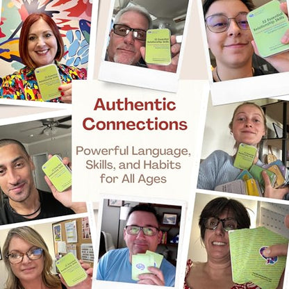 52 Essential Emotional Intelligence Training - Relationship Skills Card Game for Empathy, Trust Building Activities, Conversation Starters, Team Icebreaker Tools - By Harvard Researcher - style: Emotional Intelligence