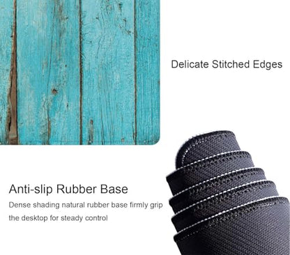 Shabby Wood XL Mouse Pad,Large Mouse Pad Gaming 31.5 x 11.8 in Mouse Mat Desk Pad,Extended Keyboard Mousepad Large Desk Mat with Non-Slip Rubber Base and Stitched Edge for Home Office - color: Shabby Wood
