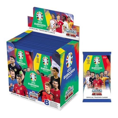 Topps Match Attax Euro 2024 Booster Box (36 Packs) 432 Cards