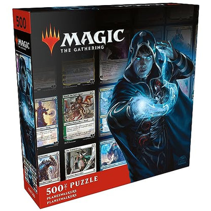 Magic The Gathering, Planeswalkers 500 Piece Puzzle MTG Jigsaw Puzzles 500 Pieces Adult Puzzles 500 Piece Puzzles for Adults & Kids 12+ - color: Planeswalkers 500pc Puzzle